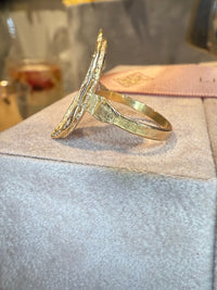 Marquise Cocktail Ring Geometric Abstract Art Sapphires with Diamonds 18 Ct Gold - Collected — Bespoke Variations Available