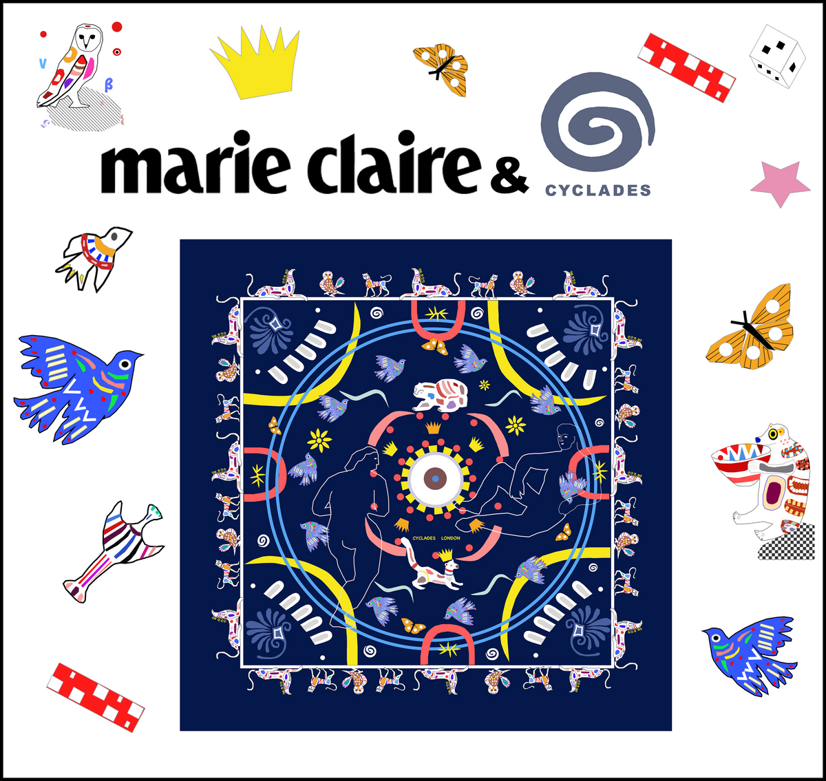 Win a Cyclades scarf!  Marie Claire UK & Cyclades contest