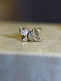 Baby Butterfly Diamonds Studs 18 Ct Yellow Gold (Pair) (Available at Stardust 101 Walton Street, London)