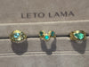 Three Colombian Emeralds Snake Ring 18 Ct Yellow Gold