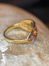 “Galaxy” Dome Abstract Cocktail Ring 18 Ct Gold