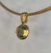 2.24 Cts Emerald Cushion Cut Pendant 18 Ct Gold