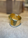 “Esmeralda” Colombian Emerald Cigar Ring Band GIA certified 1.48 Cts with Emeralds and Diamonds