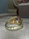 “Galaxy” Dome Abstract Cocktail Ring 18 Ct Gold