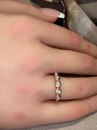 Chubby Diamonds Bubble Band 18 Ct Yellow Gold