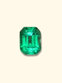 GIA Certified Glowing Colombian Emerald of 2.9 Cts Emerald Cut