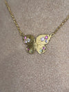 Butterfly Pastel Sapphires Necklace (Available at Tomfoolery)