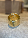 “Esmeralda” Colombian Emerald Cigar Ring Band GIA certified 1.48 Cts with Emeralds and Diamonds