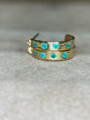 Neon Blue Brazilian Paraiba Tourmalines Hoop Earrings