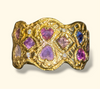 “Empress of Hearts” 18 Ct Gold Sapphires and Diamonds