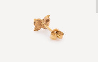 Baby butterfly Studs Reverse Set Baguette diamonds