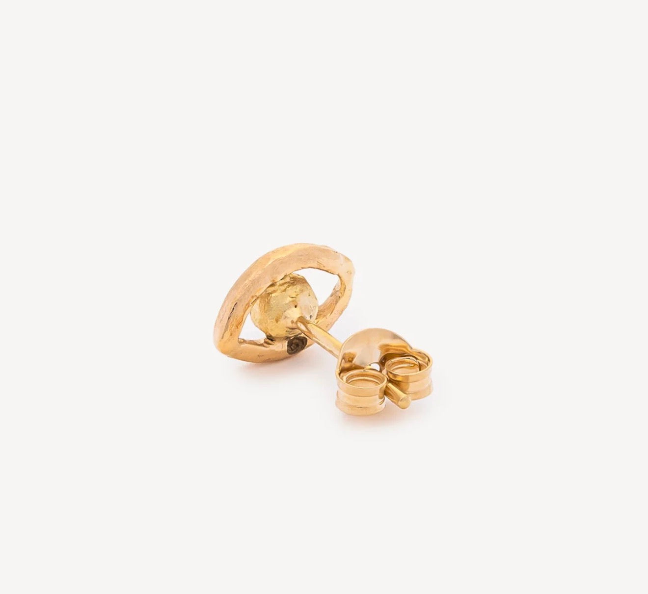 Ruby Baby Eye Studs 18 Ct Yellow Gold (Pair)