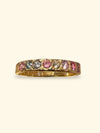 Sold out - Baby Candy Pastel Sapphires 18 Ct Ring Band