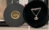 Evil Eye Necklace in 18K White Gold or Platinum for Men