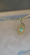“Azul” Neon Blue Brazilian Paraiba Tourmalines and Mozambique Paraiba Oval Bezel Set Necklace