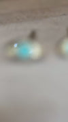 Neon Blue Brazilian Paraiba Tourmaline Mini Evil Eye Studs 18 Ct Gold