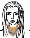 Silk Scarf Cyclades 