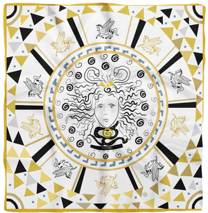 Silk Scarf Cyclades 