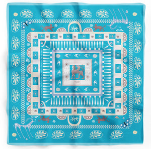 Silk Scarf Cyclades 