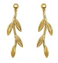Olive Tree Gold Earrings
