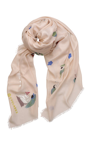 Silk Scarf Cyclades 