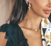 Cyclades Athena 14K Yellow Gold Olive Tree Branch Earrings with diamonds (sold out)
