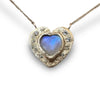 One of a kind Aphrodite’s Moonstone Heart in 14K Rose Gold