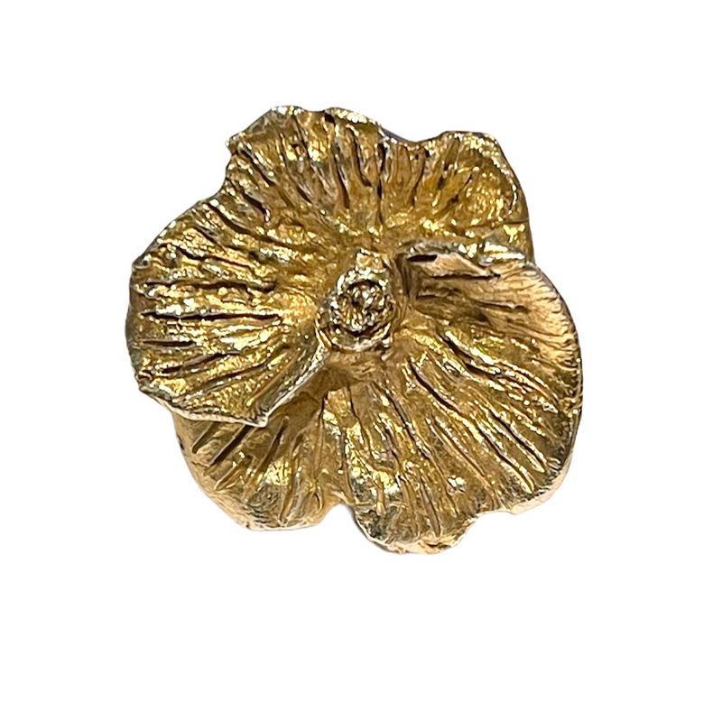 18K Yellow Gold Hera Flower Ring