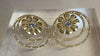 Cyclades Ariadne Stud Earrings large with White & Blue Sapphires