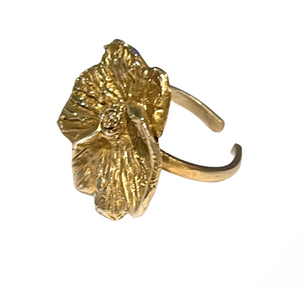 18K Yellow Gold Hera Flower Ring