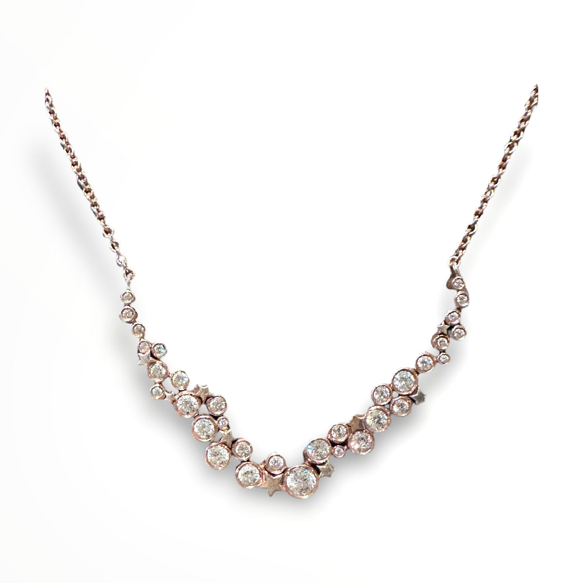 Astra Diamond Constellation Necklace in 18K Gold
