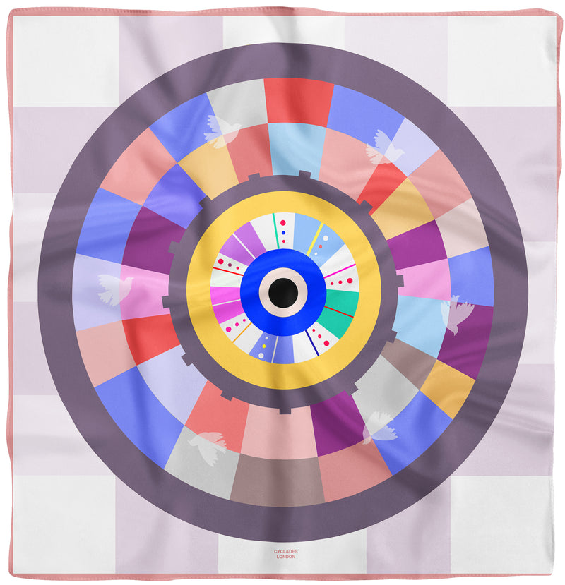 Silk Scarf Cyclades 